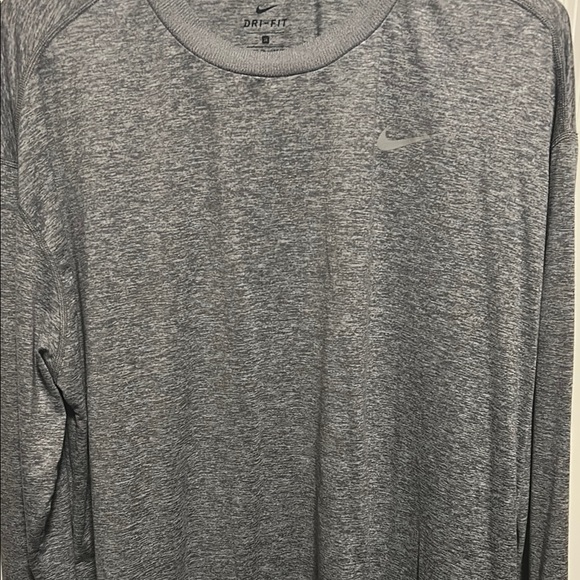 Nike Tops - Nike Running Gray Long Sleeve Tee
